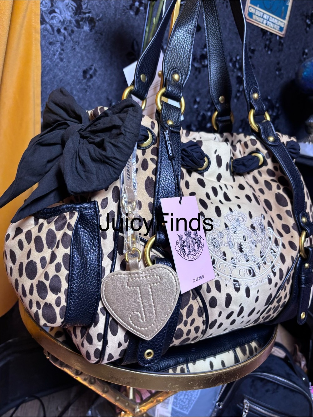 MY LAST ONE!! GORGEOUS UK EXCLUSIVE VELOUR CHEETAH JUICY COUTURE DAYDREAMER